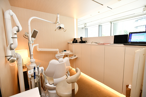 AO1 DENTAL CLINIC 港区 患者のリラックス感を優先している