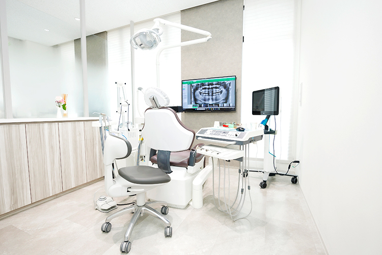 リノデンタルオフィス福井 福井市 診療スペースはベビーカーでの入室も可能