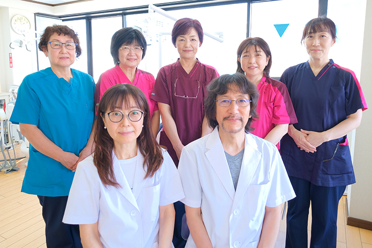 東大宮歯科 さいたま市見沼区 明るく穏やかなスタッフが出迎えてくれる