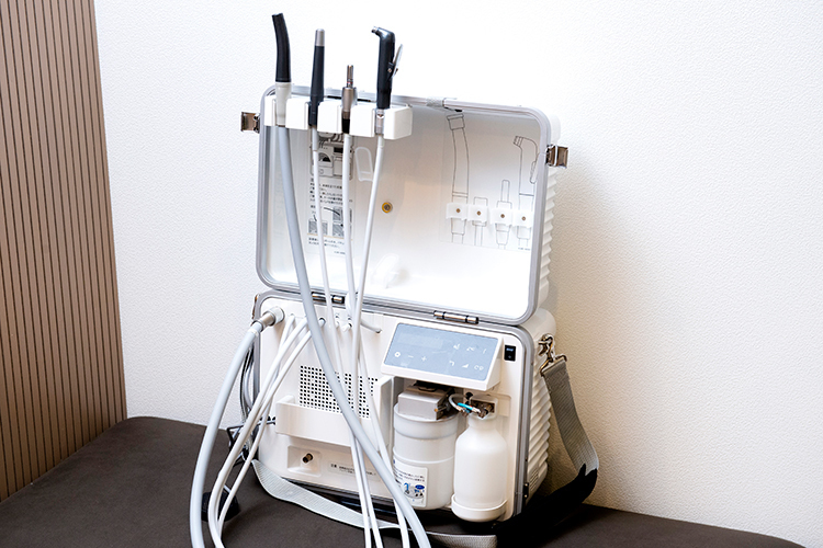 そしがや訪問歯科クリニック 世田谷区 あらゆる状況にも対応できるように設備面も整える