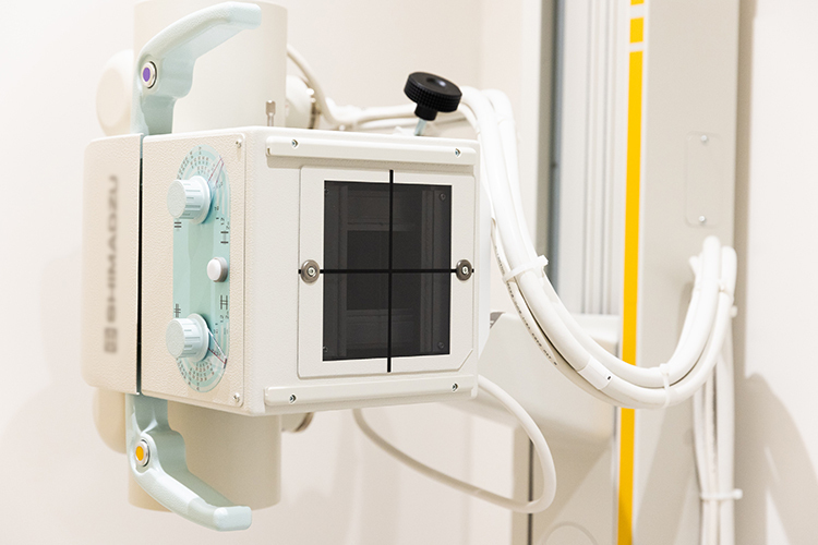 溝の口おかもと糖尿病内科 川崎市高津区 レントゲン検査機器を用意