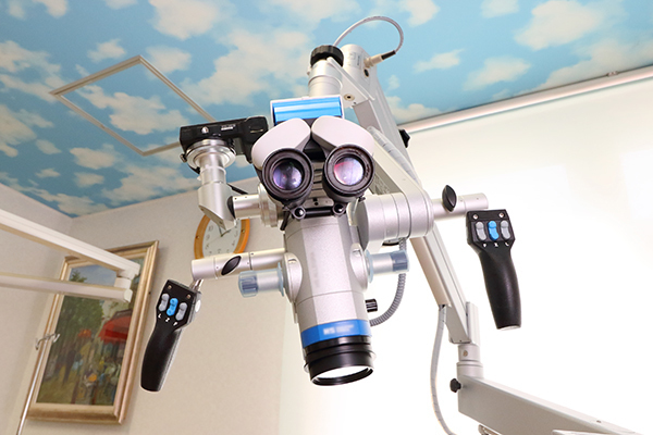 なかや歯科 大阪市都島区 マイクロスコープ完備。精度の高い治療をめざす