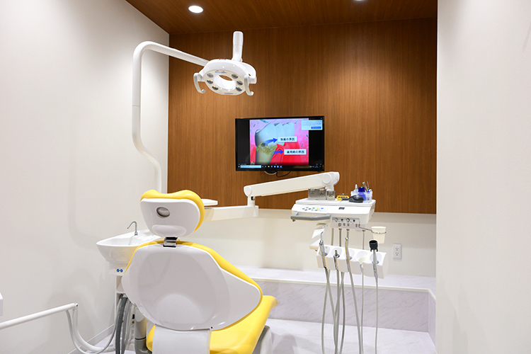 ふなばしキッズデンタル 船橋市 個室と半個室の診療ユニット。治療によって使い分ける