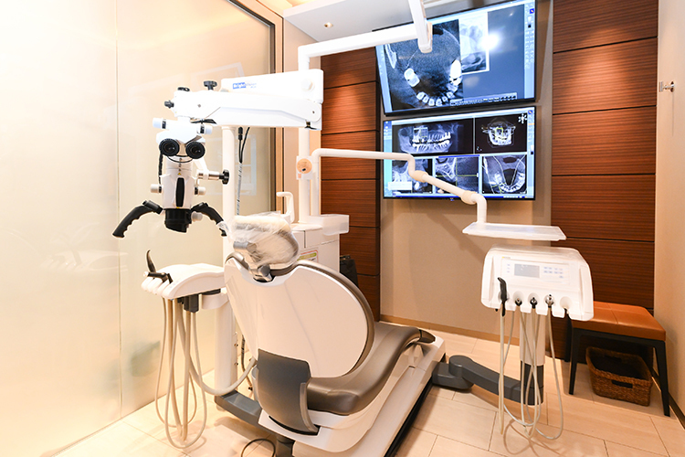 恵比寿デンタルクリニック東京 渋谷区 プライバシーにも配慮された個室ユニットを完備
