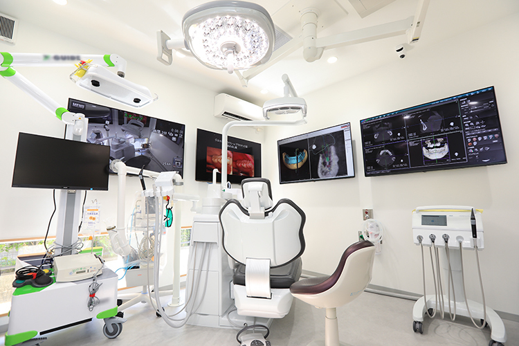 小川歯科医院 岡崎市 明るい診察室