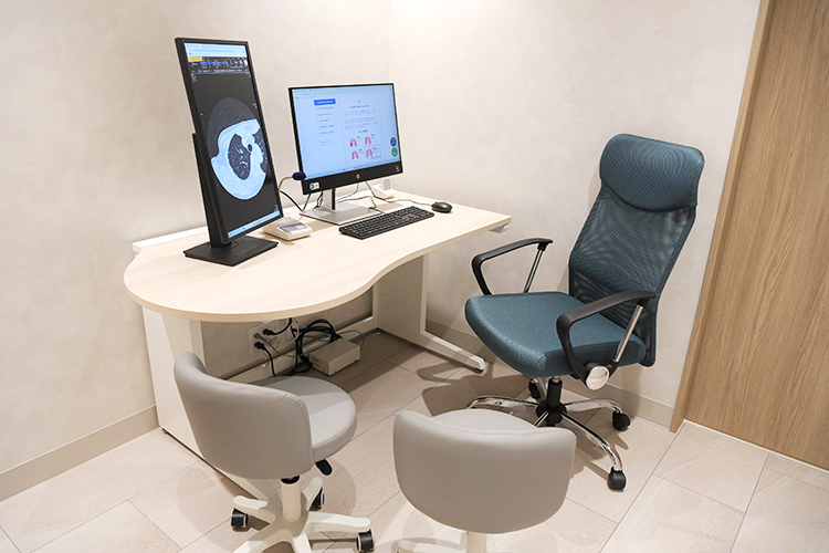 東京日本橋 早期肺がん日帰り手術クリニック 中央区 肺がんの早期発見から治療方針の相談まで、院長が一貫して対応