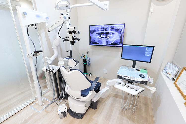 錦糸町ミント歯科クリニック 墨田区 プライバシーに配慮した完全個室・半個室の診療室を備える