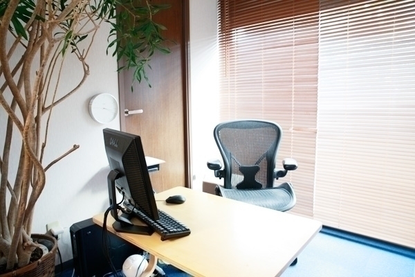 狛江のんびりクリニック 狛江市 窓から木漏れ日が注ぐ、明るい診察室