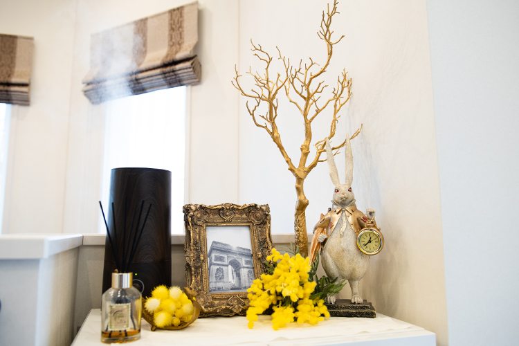 ファミーユデンタルオフィス 箕面市 院内には季節に合わせた装飾を施している