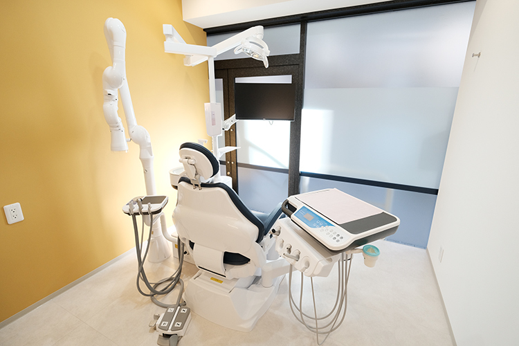 ショウデンタル竹ノ塚 足立区 リラックスをして治療を受けることができるユニット