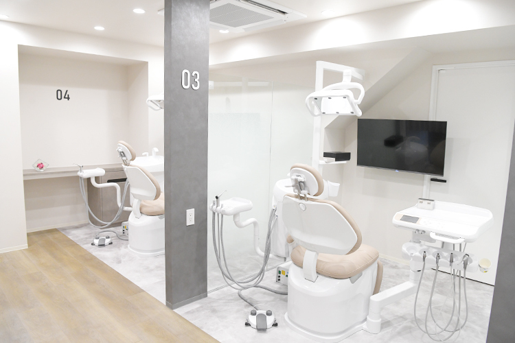 UMEMOTO DENTAL OFFICE 川崎市高津区 患者一人ひとりに集中できる環境が魅力