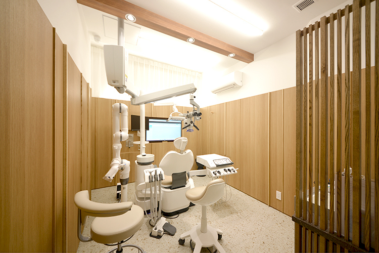 はまもと歯科クリニック 広島市中区 プライバシーに配慮された診療室