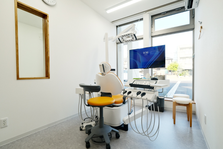 日進かぐやまデンタルクリニック 日進市 完全個室でプライバシーに配慮された診察室