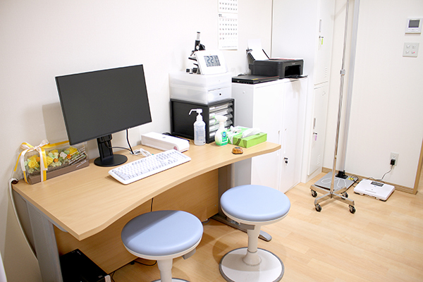 夜間休日診療所 キタゾノクリニック 鹿児島市 2室の診察室を使い分けて診療