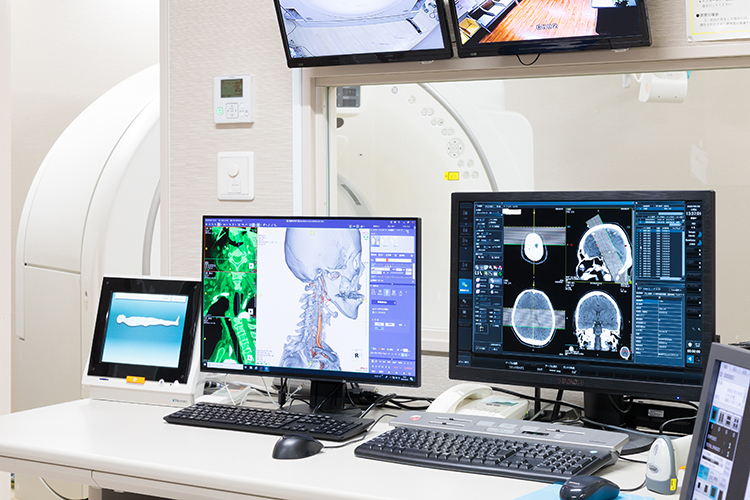 新神戸ウェルネスクリニック 神戸市中央区 CTも完備しており、緻密な検査が受けられる