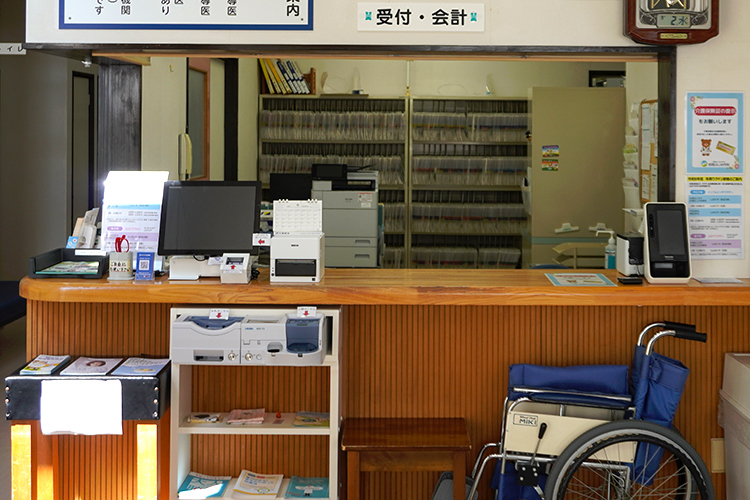 前橋ふじみ内科 前橋市 昔ながらの安心感がある受付