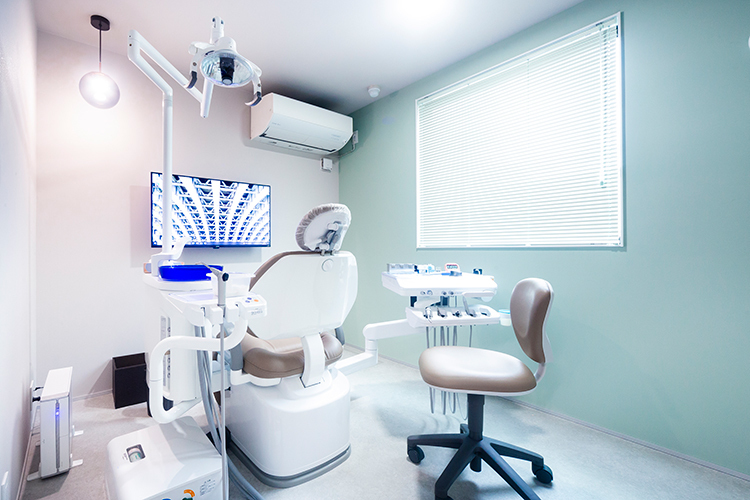 こしばら歯科クリニック 松江市 ベビーカーのまま入れる個室ユニット