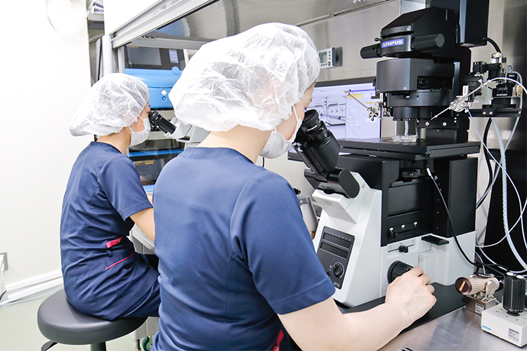 臼井医院  足立区 ベテランの培養士が一つ一つの胚を大事に管理・培養