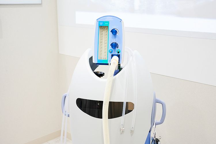 BE DENTAL CLINIC 横浜市青葉区 笑気麻酔吸入器を使い、リラックスできるような工夫も