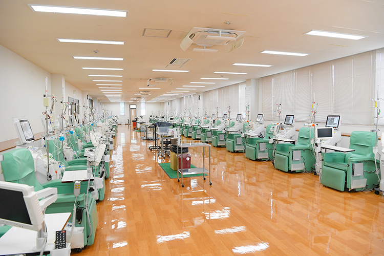 東葛クリニック野田 野田市 夜間透析にも対応しているところが特徴だ