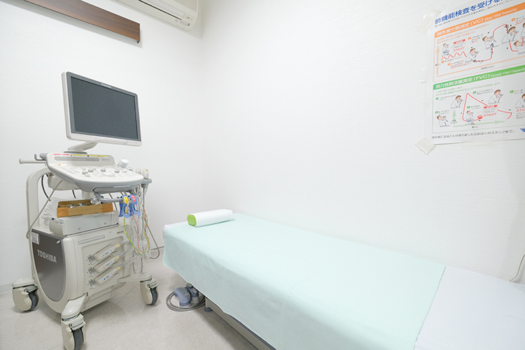 秋田医院 守口市 週に1回、専門の検査技師による腹部超音波検査も実施