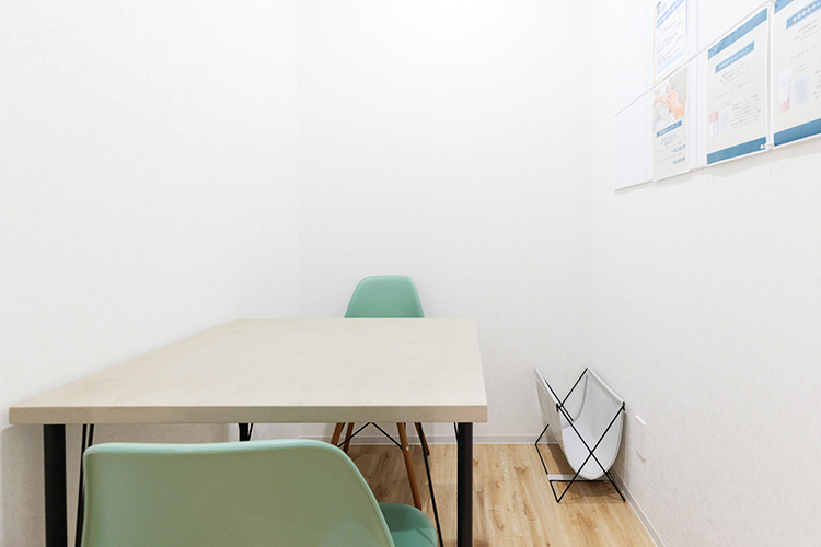 LIKKAスキンクリニック 品川区 プライバシーに配慮したカウンセリングルーム