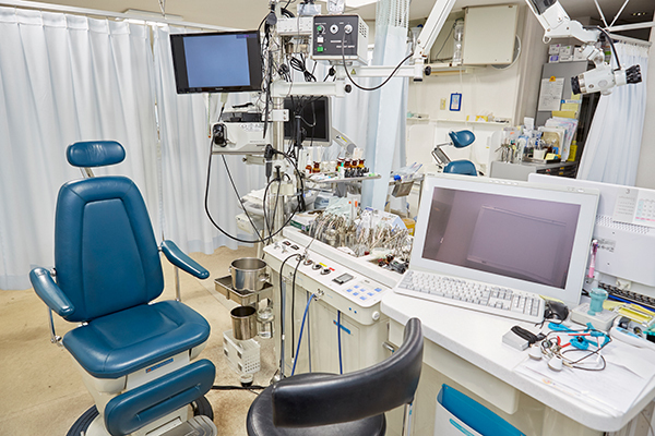 丸山耳鼻咽喉科医院 神戸市中央区 クリニックに設置されているネブライザー