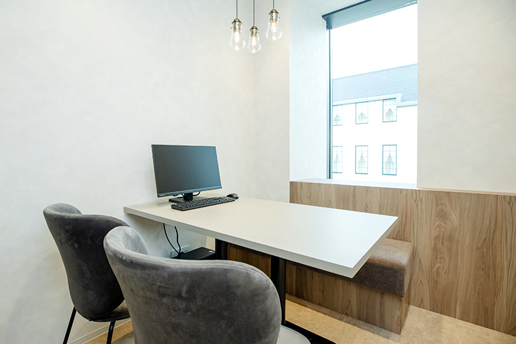 京都河原町スマイルデザイン歯科・矯正歯科 京都市中京区 プライバシーに配慮したカウンセリングルームを完備