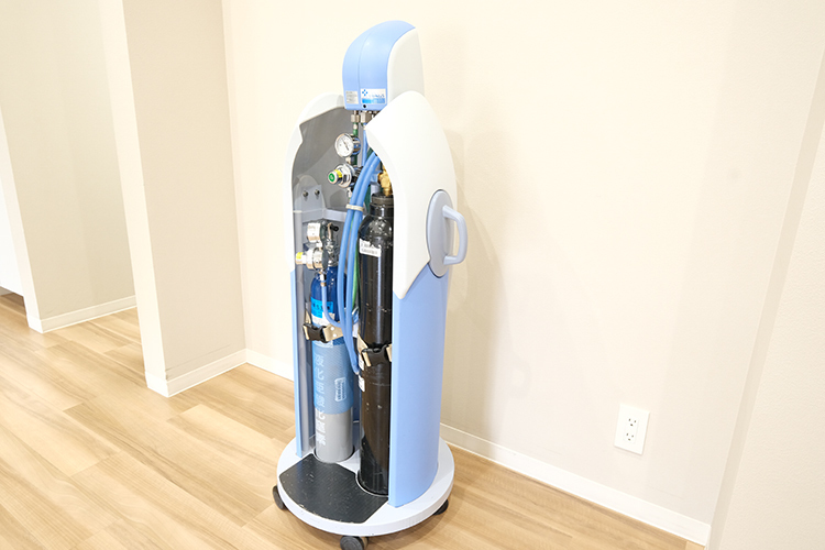 でぐち歯科・こども歯科 北九州市八幡西区 笑気麻酔下での治療にも対応している