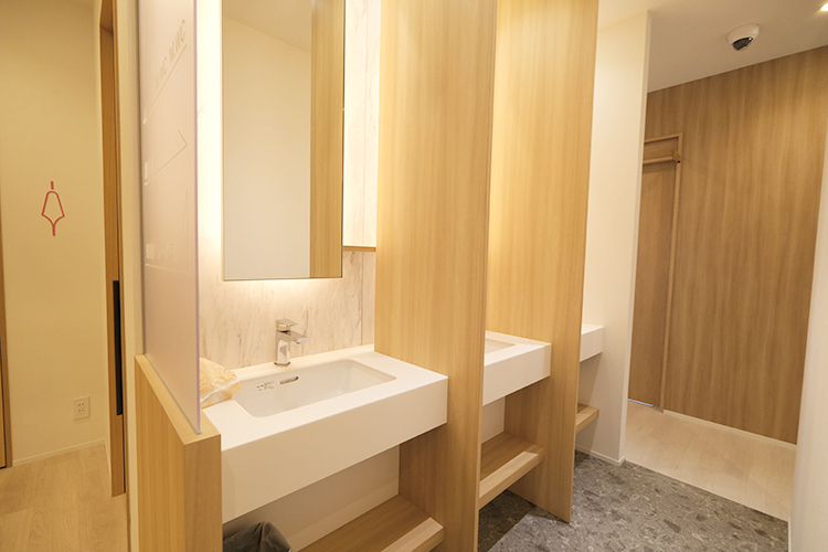 ふくしま皮膚科・美容皮膚科 名古屋市守山区 パウダールームもある