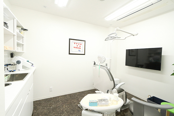 はせがわ歯科医院 東大阪市 個室もあり、プライバシーも確保されている