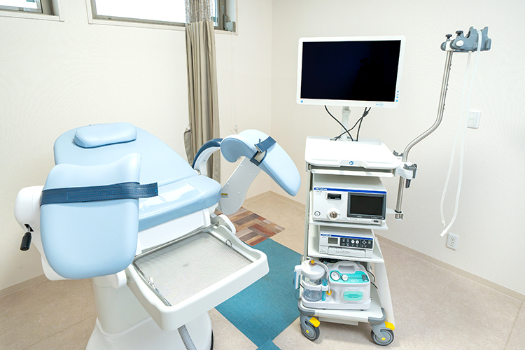 ふくだ泌尿器科内科クリニック 宇都宮市 内視鏡検査室をはじめ、検査設備も充実