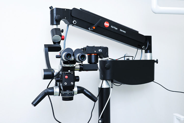 まつのき歯科古河駅前クリニック 古河市 根管治療の際に使用しているというマイクロスコープ