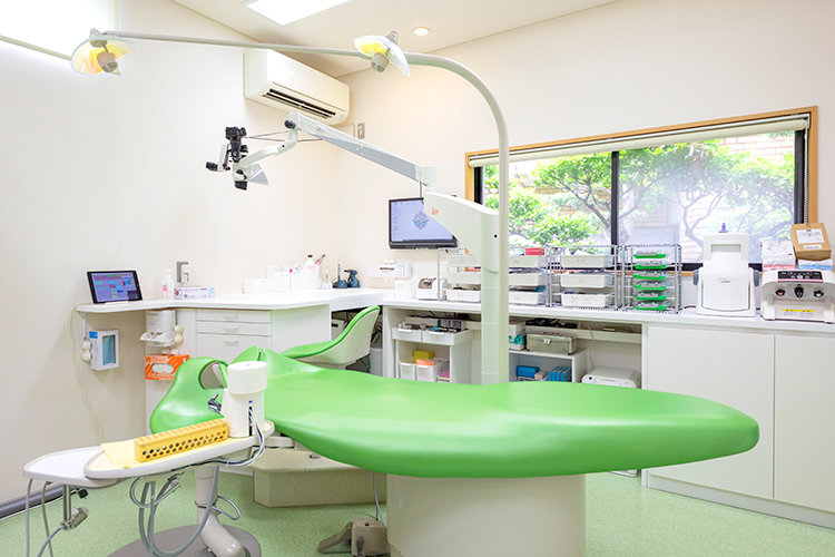 小西歯科医院 高松市 明るく清潔感のある診療室