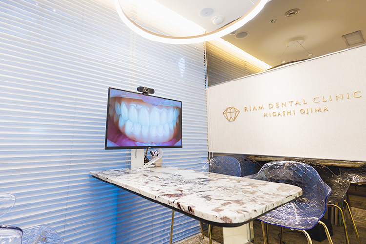 リアム歯科クリニック東大島 江東区 カウンセリングルームでは患者の悩みに向き合う
