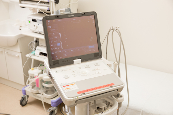 ふたばクリニック 新宿区 エコーをはじめ、検査機器が充実しているのも特徴の一つ