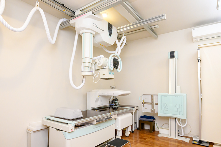 えこだ駅前 山田整形外科 練馬区 院内ではレントゲン検査や骨密度検査が可能