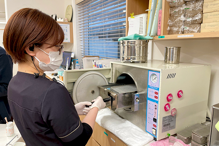 あいあーる歯科目黒駅医院 品川区 滅菌など感染症対策も徹底