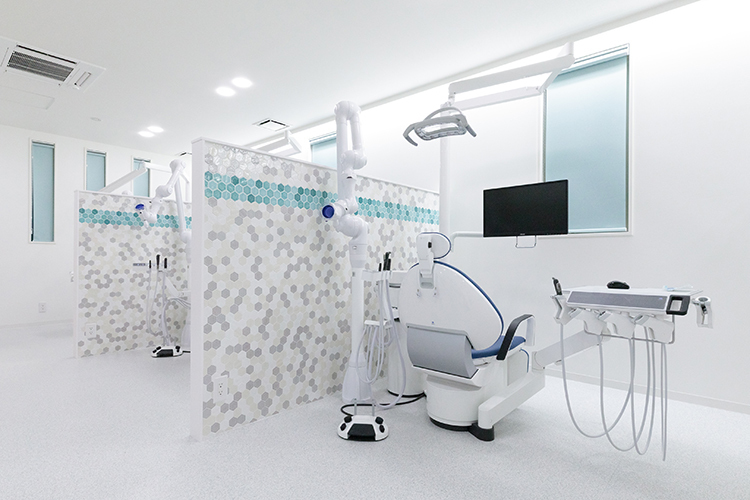 オーラルクリニックあさひろ 横浜市港南区 プライバシーに配慮した診療室