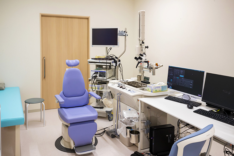 いのくち耳鼻咽喉科クリニック 広島市西区 清潔に保たれている診察室