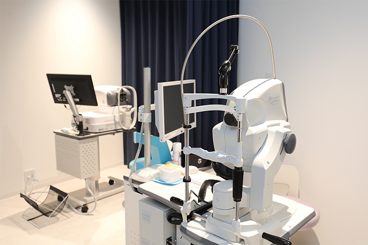 錦糸町おおかわ眼科 墨田区 各種検査機器もそろえている