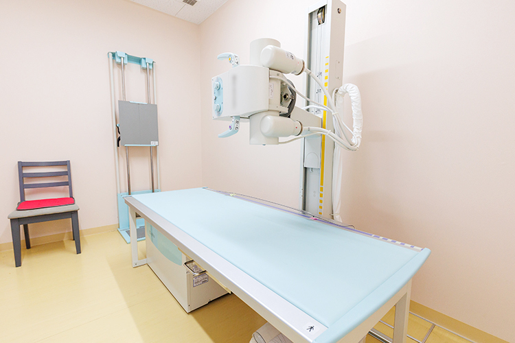 こはし内科・腎クリニック 丸亀市 腹部や胸部のレントゲン撮影も可能