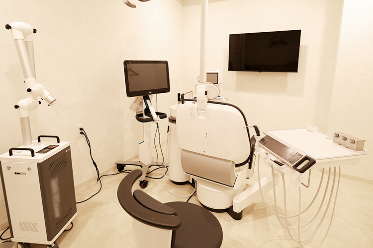 もりひこ歯科クリニック 西宮市 すべての診療がプライバシーに配慮した完全個室にて行われる