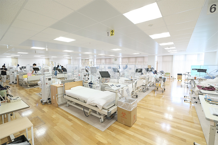 今立内科クリニック 久留米市 3階では透析治療を専門に行っている