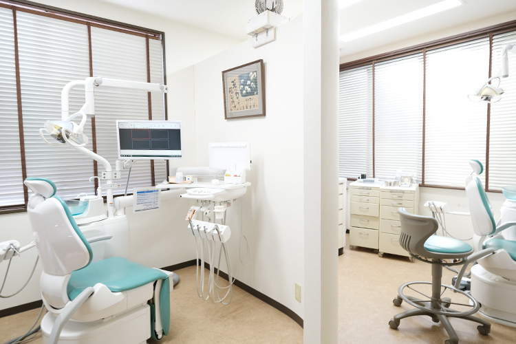 医療法人 森山歯科医院 新座市 仕切られており、周囲を気にせず過ごせる空間