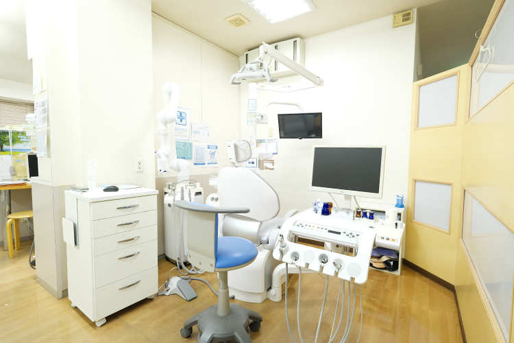 山之内歯科医院 北九州市小倉北区 プライバシーに配慮した診療室