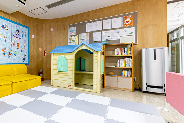 くわはらこどもクリニック 福岡市西区 患者が気軽に相談できるよう心がけている