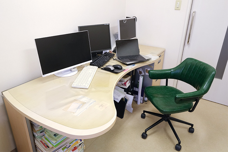 やまもと内科 豊中市 しっかりと話を聞いてくれるルームもある