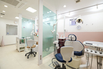 日本橋歯ならび矯正歯科 中央区 ユニットは2台用意。ベビーカーや車いすでの来院も可能