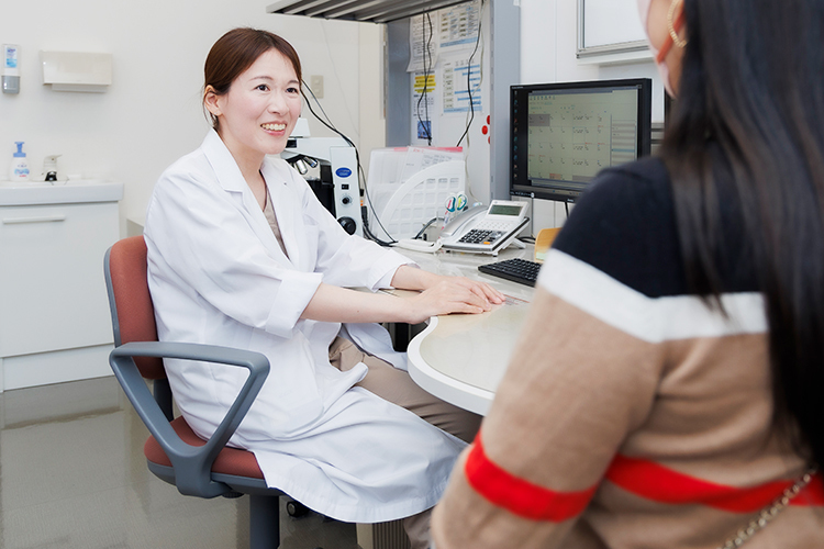 操レディス ルイかのう院 岐阜市 大学病院で研鑽し、不妊治療に造詣が深い森美奈子院長